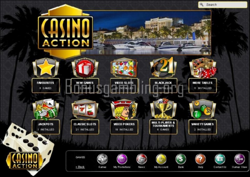 Revisión de acción del casino