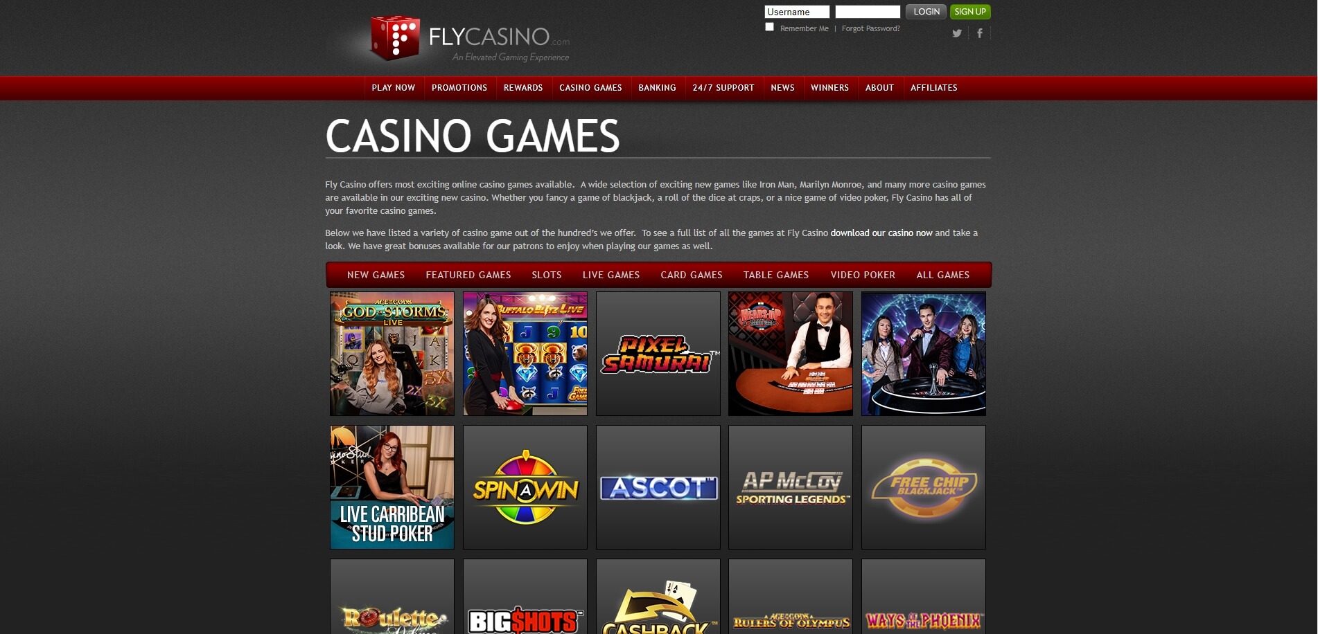Revisión de Fly Casino